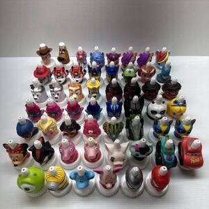 Good 2 Grow 50+ Lot Juice Bottle Toppers My Little Pony, Cars, Paw Patrol & More